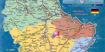 Ramani ya Luxemburg utalii ramani ya vivutio vya